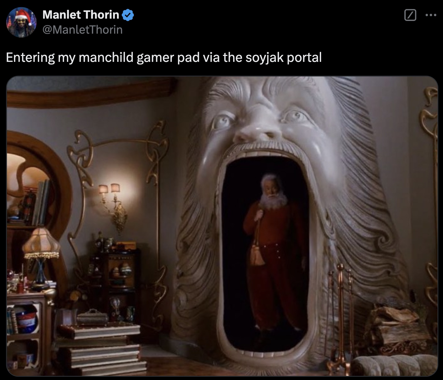 santa clause 3 the escape clause - Manlet Thorin Entering my manchild gamer pad via the soyjak portal ...